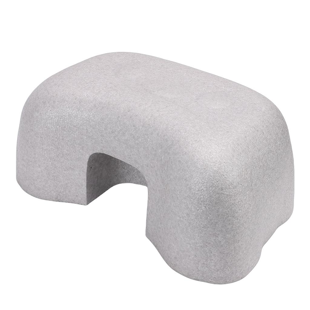 EPP Toilet Stool Non Slip Multi Functional Bathroom Foot Rest Stepping Stool for Kids Adults Gray