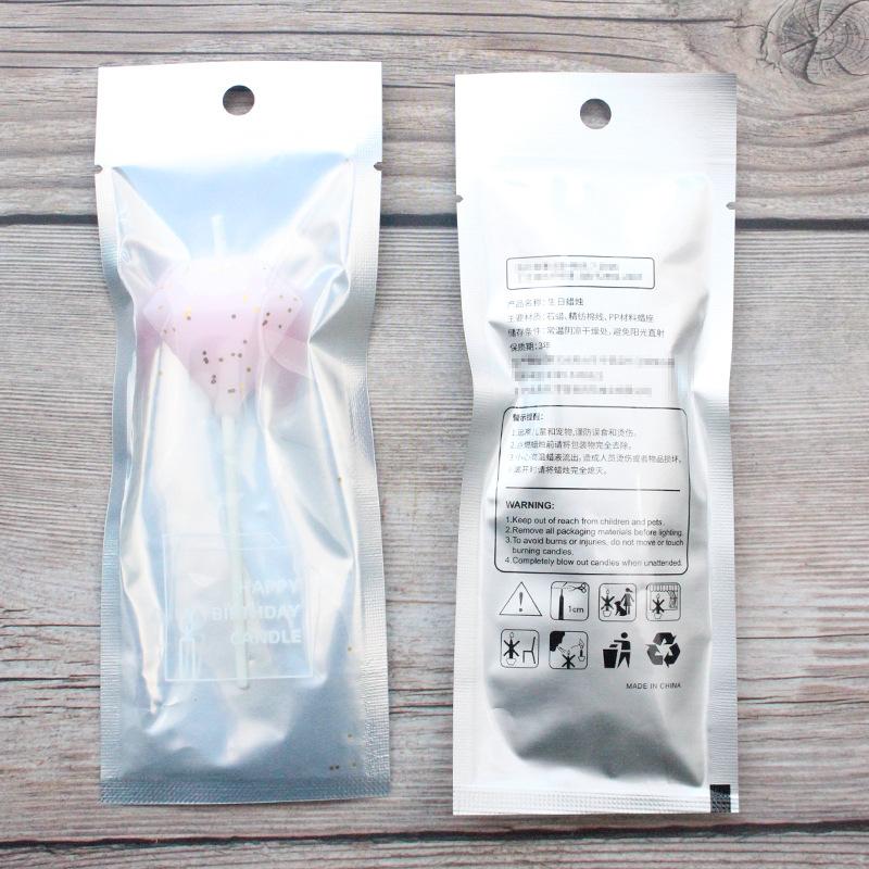 Single Multi-color Diamond Cloud Birthday Candle Cake Baking Decoration Party Supplies Creative Colorful Candle