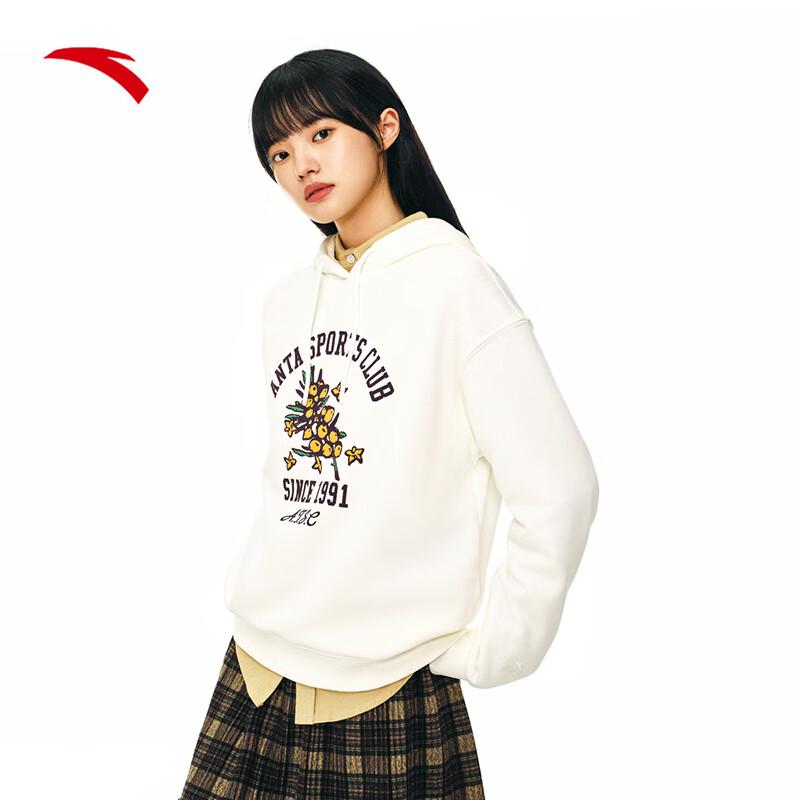 Anta Women s Puff Fleece Hoodie L