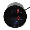 AD 52mm Digital Air Suspension Pressure Gauge 290 PSI Bar Blue Red LED with 1/8NPT Electronic Sensors Dual Air Pressure Gauge