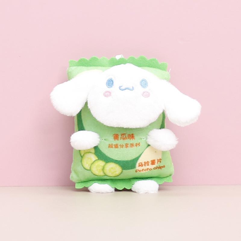 Cute Bear Keychain Cartoon Girl Backpack Decoration Hanging Plush Doll Gift