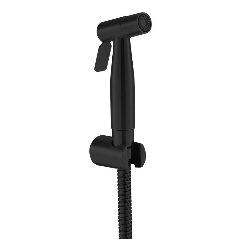 Modern Stainless Steel Wall-Mounted Toilet Bidet Attachment Easy Installation Hand Held Bidet Sprayer (Black,Stainless Steel) чёрный