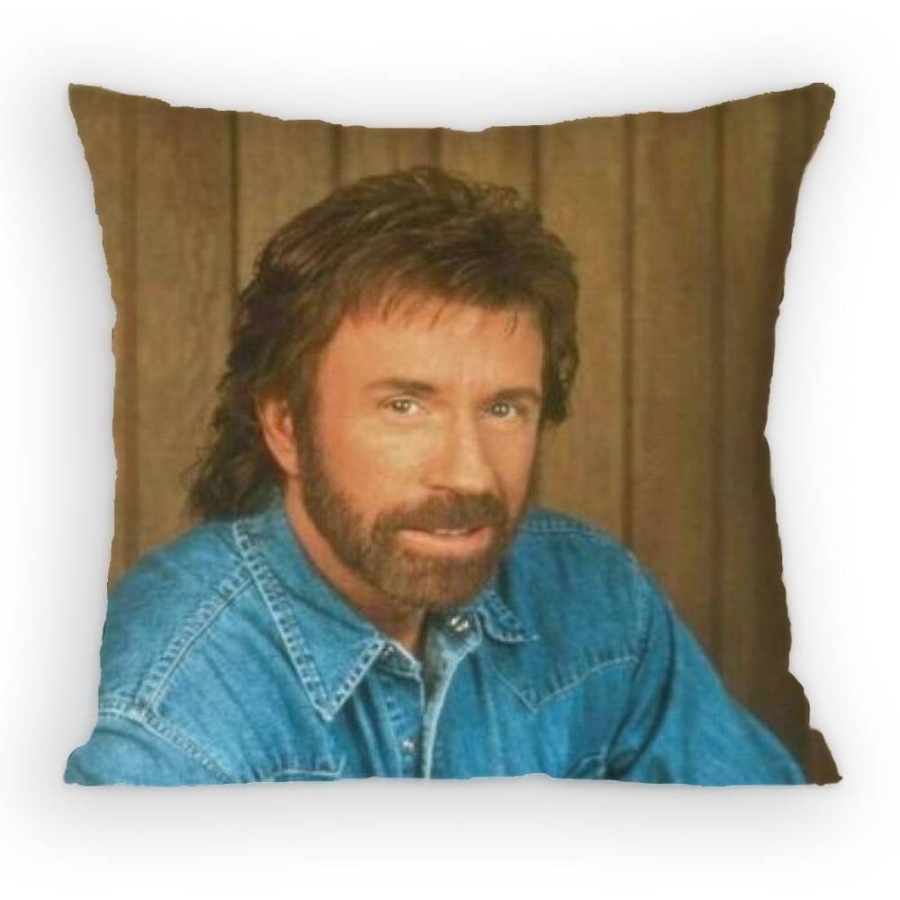 Federa Cuscino Martiale Chuck Norris The Expendables Antiacaro Cuscino con cerniera invisibile morbido corto Copricuscino per divano