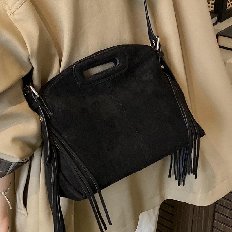 High Value Simple Popular Bag New Fashion Retro Shoulder Bag Large Capacity Women Messenger Fringed Bag