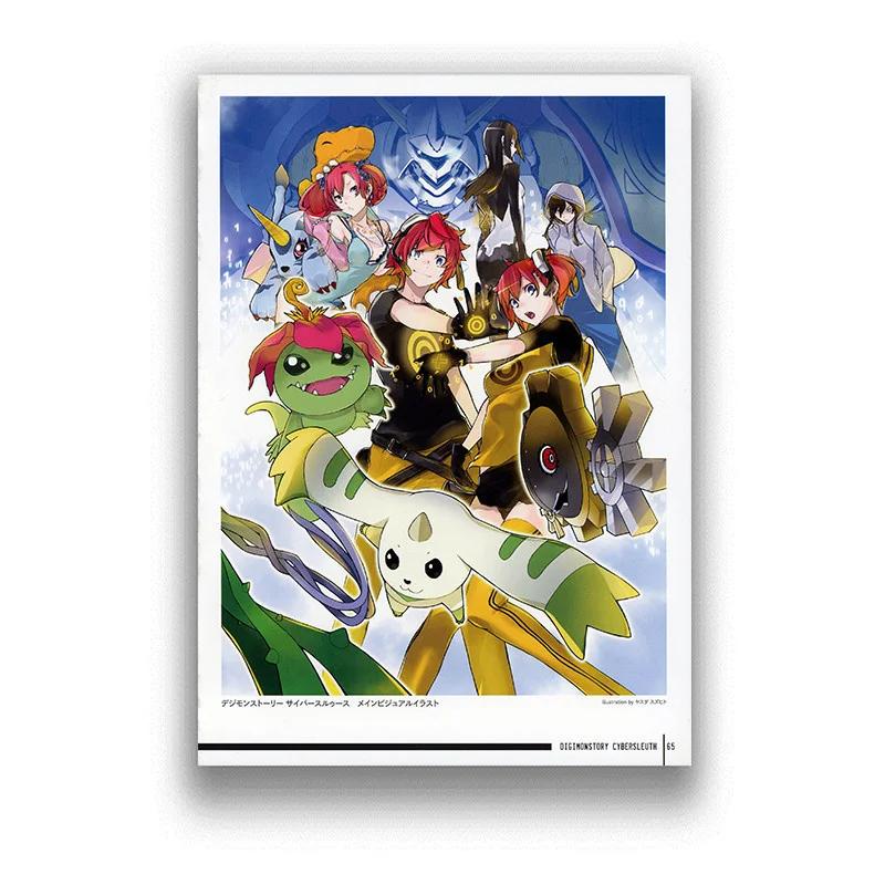 Japan Anime Digimon Adventure Tri Comic Filmdruck Kunst Leinwand Poster Für Wohnzimmer Dekoration Heim Wanddeko Bild