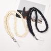 Douyin-Inspired Black Woven Mobile Phone Lanyard – Wearable Crossbody or Neck Anti-Lost Chain with Fragrance Style.