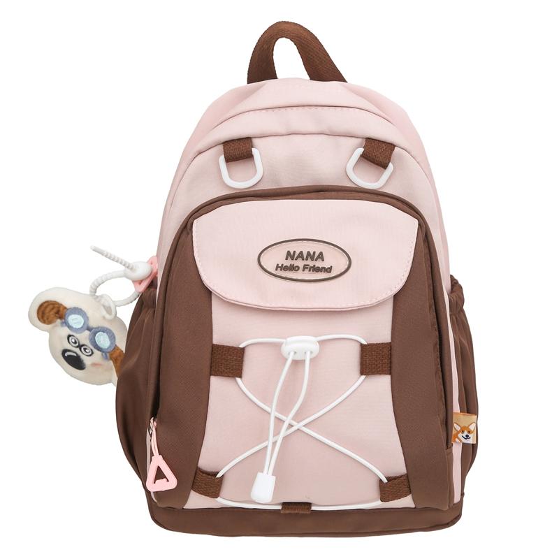 Colored Middle School Student Schoolbag Women's Campus Backpack Large Capacity Travel Backpack