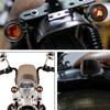 Chrome Bullet Motorcycle Turn Signal Indicator Light Retro Motorbike Blinker Lamp For Honda Yamaha Cafe Racer Bobber Signal Lamp