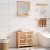 VidaXL Ensemble De Meubles De Salle De Bain 2 Pcs Bois Massif De Noyer 3185783