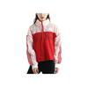 Adidas Colorblock Windbreaker Jacket Women Outerwear Red Pink GF0130