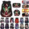 Modischer Demon Slayer Kimetsu No Yaiba Print Schulrucksack Ideal für Schüler und Fans