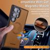Luxury 2-in-1 Magnetic MagSafe Wireless Charging Leather Case for Samsung S26 S25 Ultra S24 S22 Plus Note 20 Ultra Card Holder