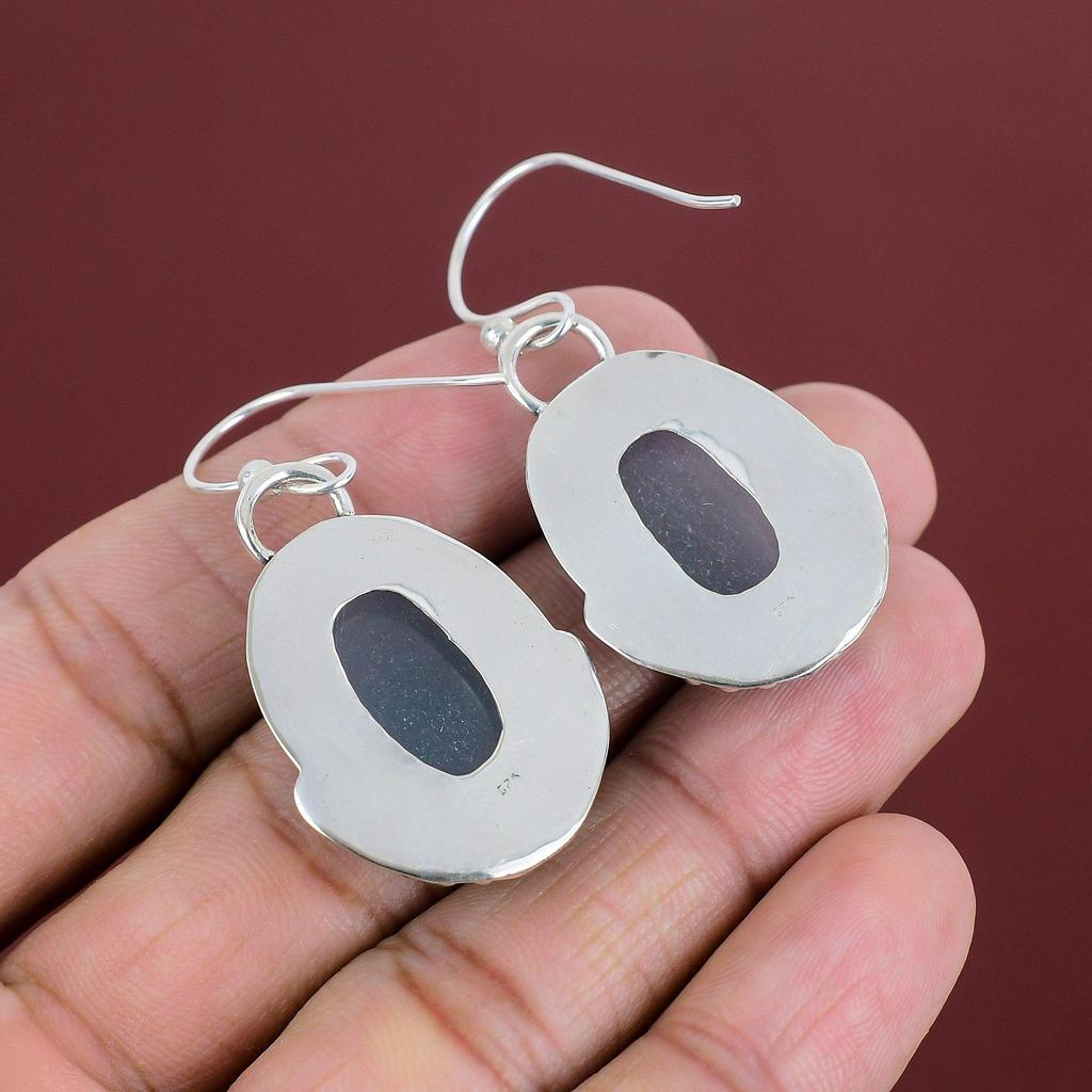 Aquamarine Earring Original Gemstone Earrings 925 Sterling Silver Earring Handmade Earring Aquamarine Jewelry Drop Earring Engagement Gifts