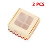 2Pcs/Set Dollhouse Miniature Empty Cake Dessert Boxes 1/12 Mini Simulation Food Decoration Model Dolls House Diy Accessories