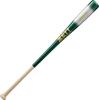 ZETT Baseball Knock Wooden Paulownia and 530g Average Dark Green with Glitter Silver Made In BKT1452CB Bat, Bat, (4-Sided Maple), 84cm, Weight,