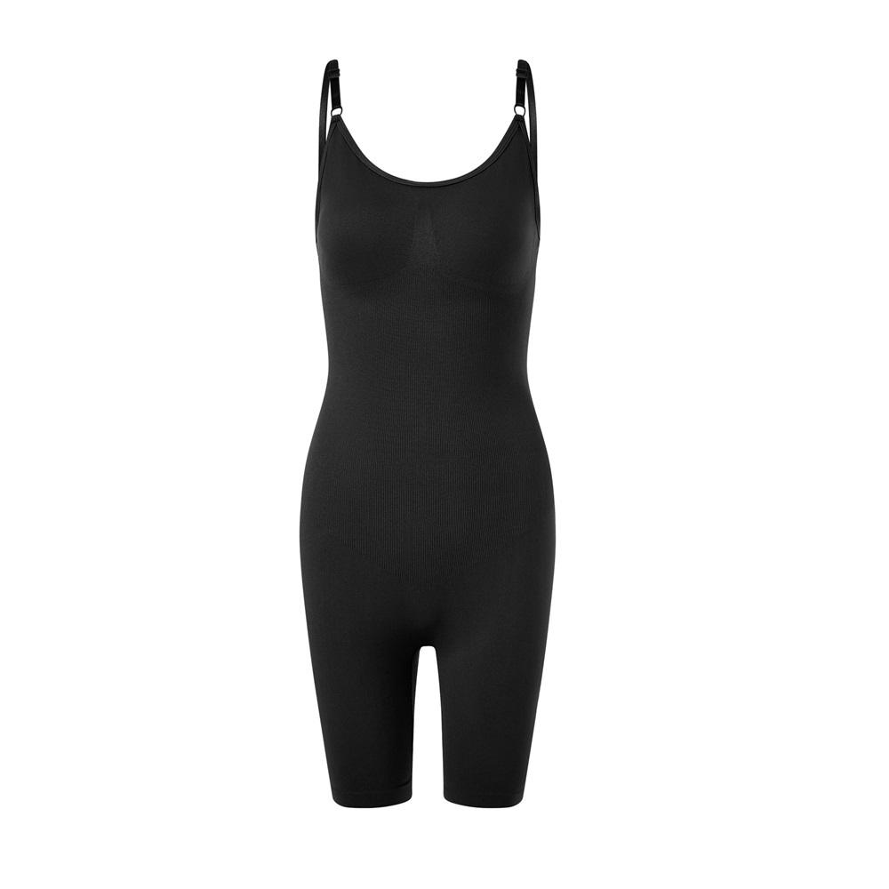 Nahtloser Ganzkörper-Formbody für Damen, Bauchkontrollierender Oberschenkel-Shaper mit verstellbaren Trägern, Übergröße Schlankmachender Bodysuit für den täglichen Gebrauch