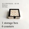 Handmade Shell Coaster Set Creative Colorful Insulation Placemat Light Luxury Natural Shell Tea Coaster Home Desktop Decoration