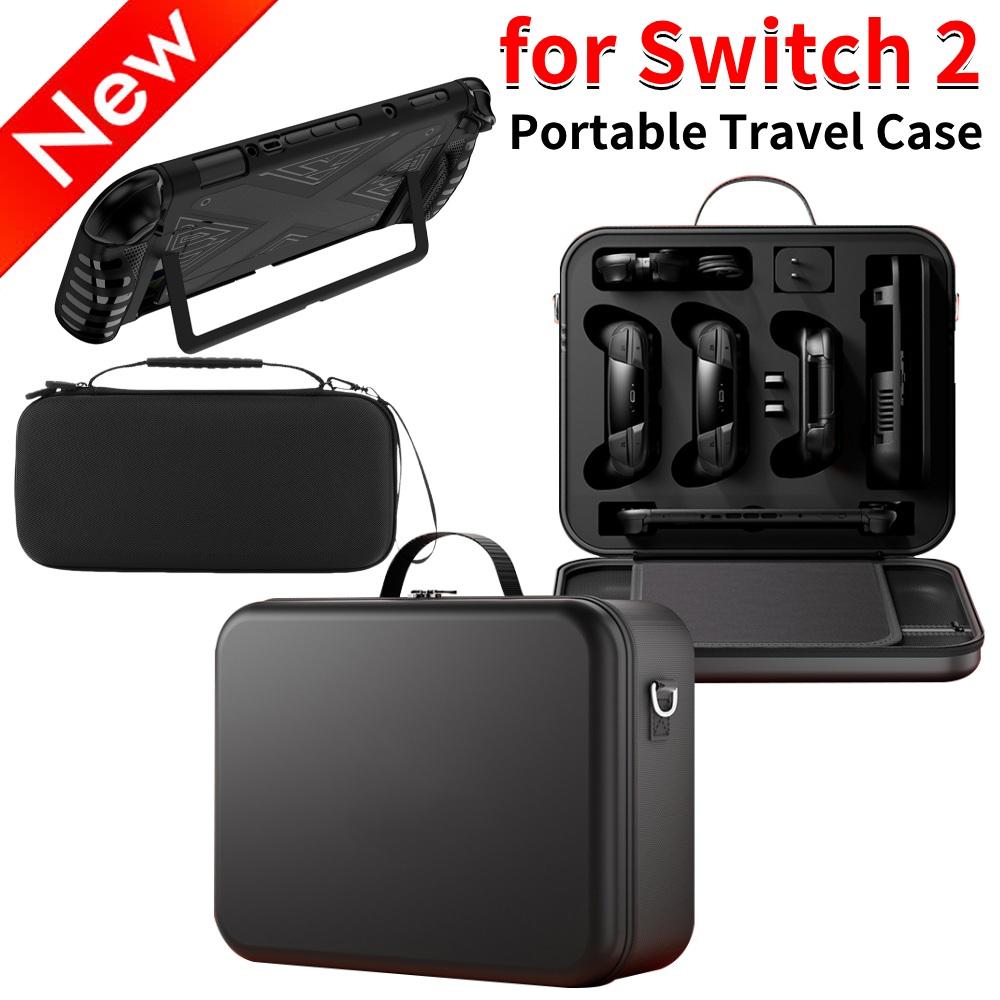 Large Carrying Bag for Nintendo Switch 2 Travel Storage Bag Anti-Scratch Charger and Handle can be Storaged Game Accessories