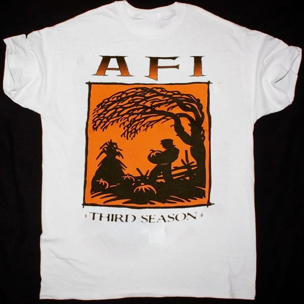 

Vtg AFI Band Gift For Fans Cotton White Full Size Men Women Shirt Unisex T-Shirt S