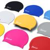 Waterproof Adult Swim Cap with Ear Protection for Long Hair - Unisex Silicone, Large Size