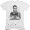 ELVIS PRESLEY - Pánské armádní mugshot prémiové úzké tričko