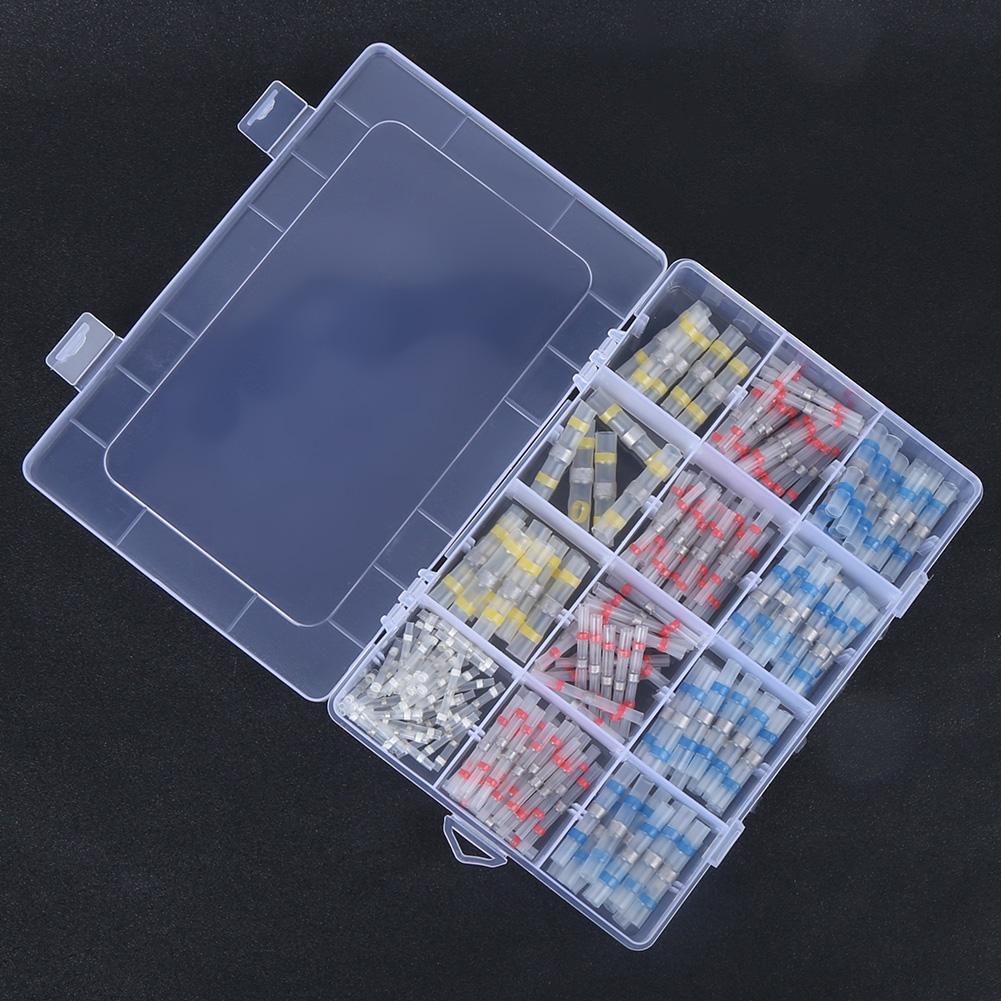 200PCs Solder Connector Terminal Insulation Waterproof Heat Shrink Seal Power Control Accessory
