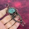 Ruby Fuchsite Pendant Copper Wire Wrapped Jewelry Handmade Real Gemstone Pendant