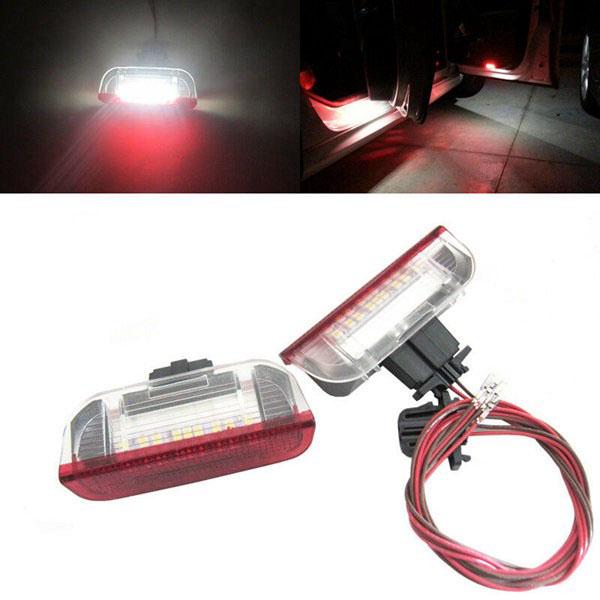 DHBH-4Pcs Car LED Door Warning Light Welcome Projector for Golf 6 7 Jetta MK5 MK6 Passat B6 B7 CC TIGUAN Scirocco