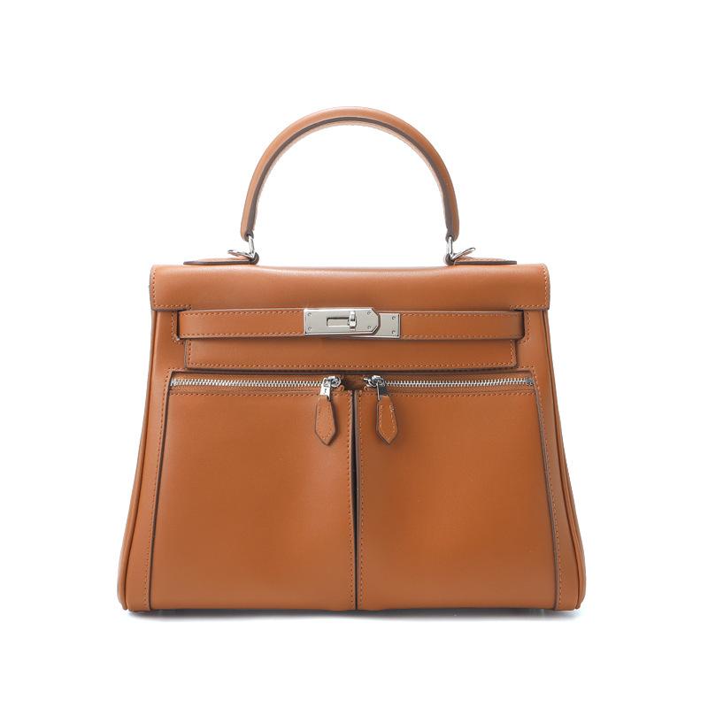 Swift First Layer Cowhide Kelly Bag