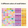Colorful Small Letter Number Alphabet Kiss Cut  Stickers for Scrapbook Planner Stationery  DIY Arts Crafts