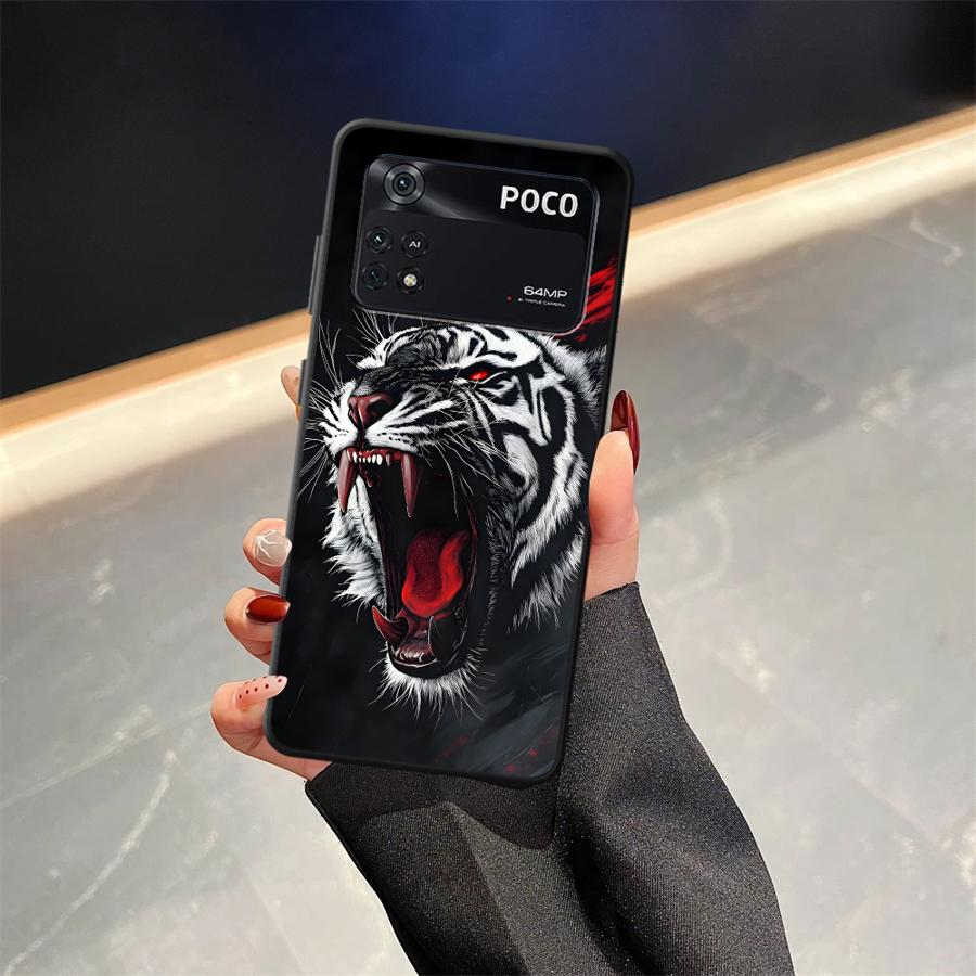Cool Cartoon Wolf Funda Phone Cover Case for Xiaomi Poco F8 M3 M4 M7 C71 C61 F3 M5 C50 X3 X4 X5 X7 Pro C75 F1