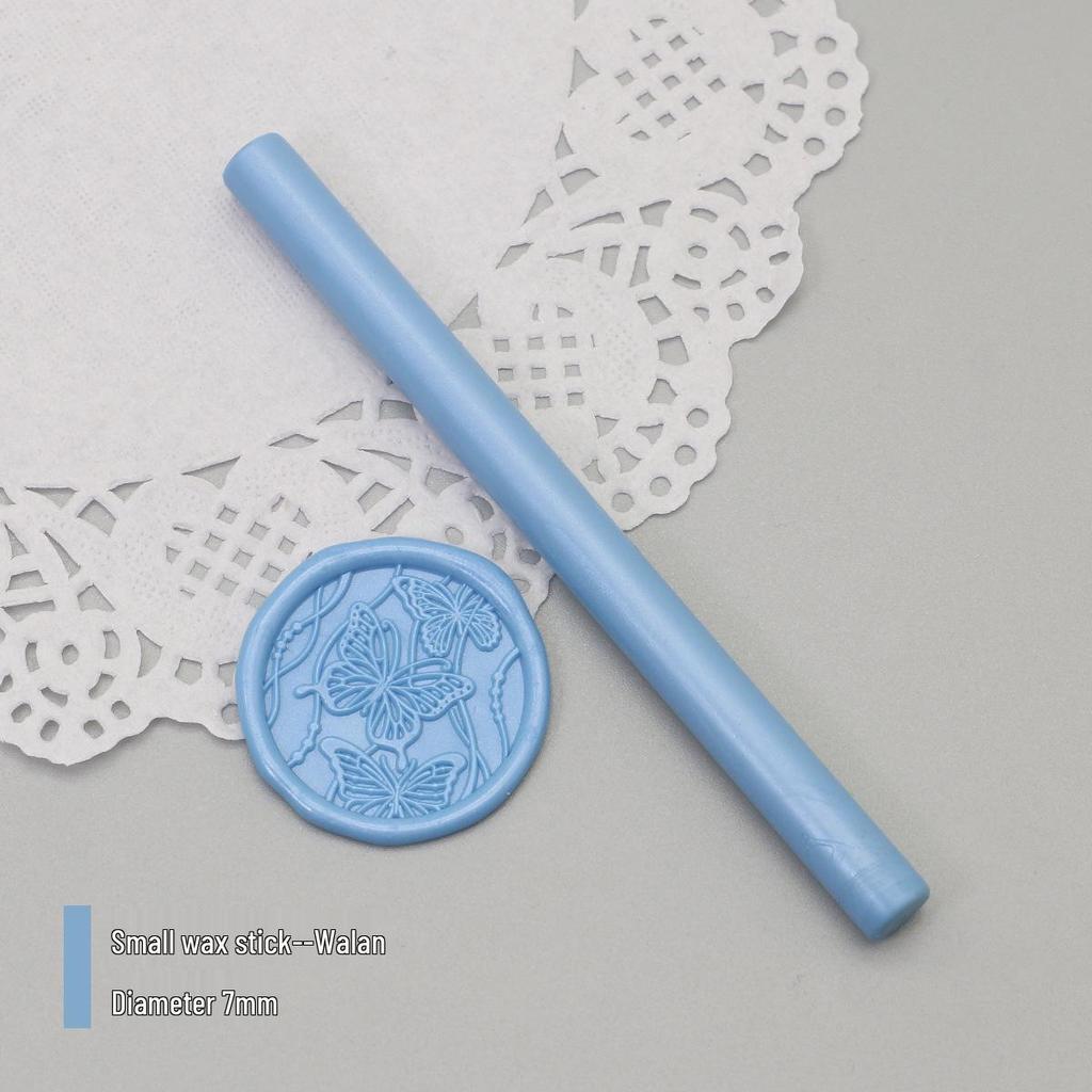 Bețișoare de Ceară de Sigiliu Mat Perlat, 125 Culori, 10x0.7cm, Compatibile cu Pistoale de Ceară, Culori Mixabile