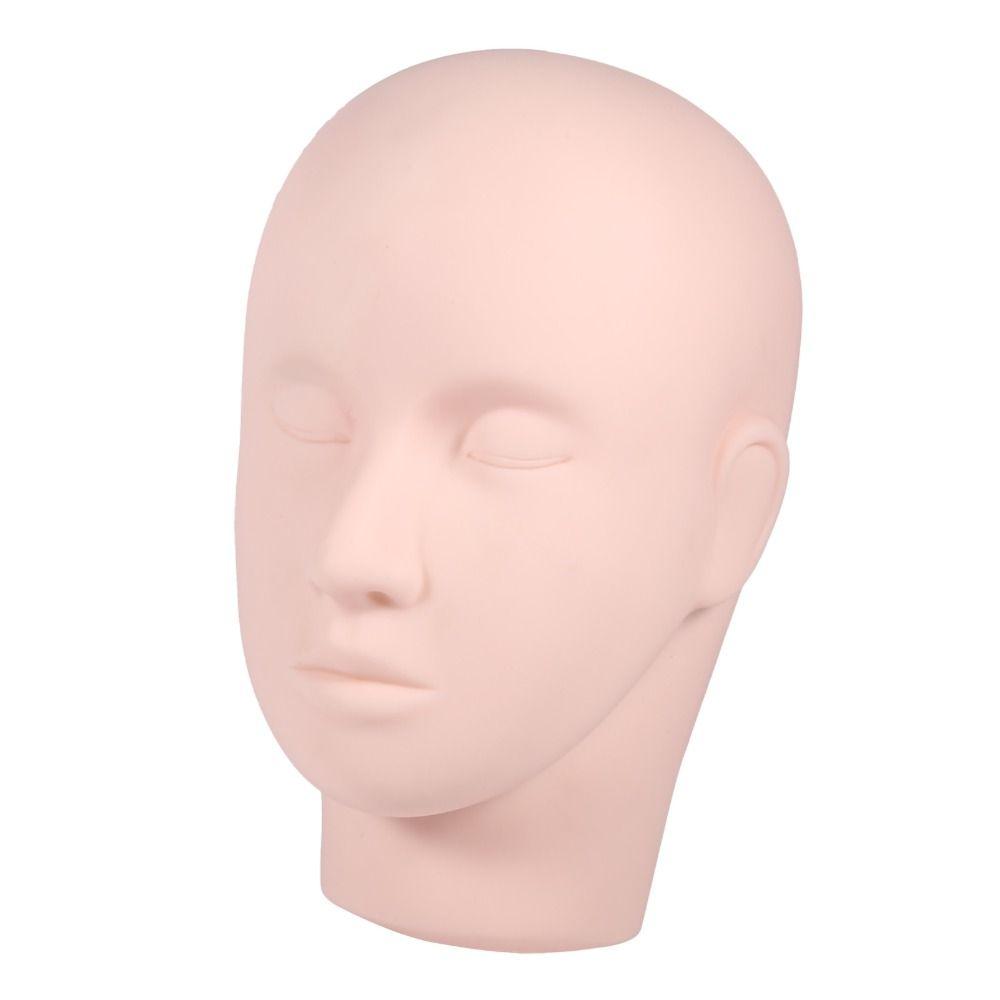 Practice Mannequin Eyelash Extension Head 1PC Lash Training Mannequin  For Makeup Artists