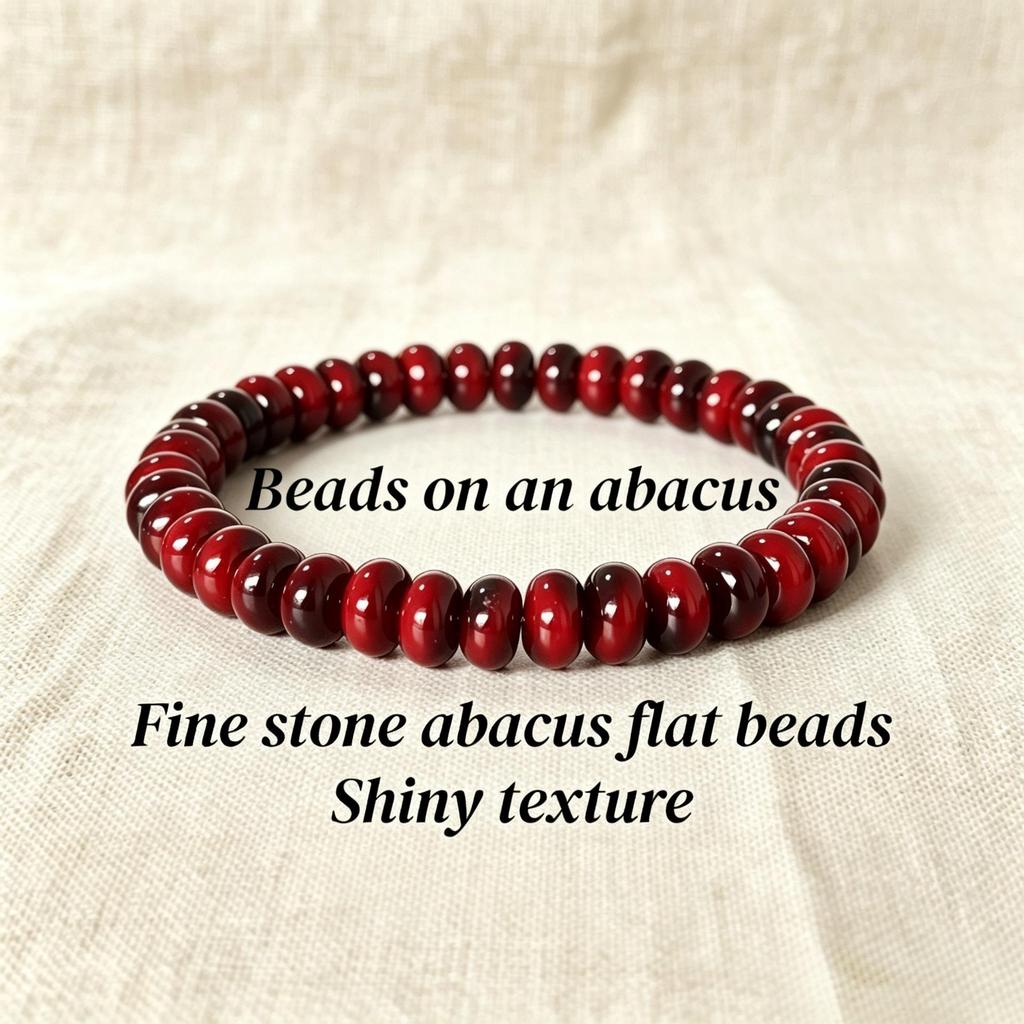 Natural Stone Imitation Tiger Eye Abacus Bead Bracelet