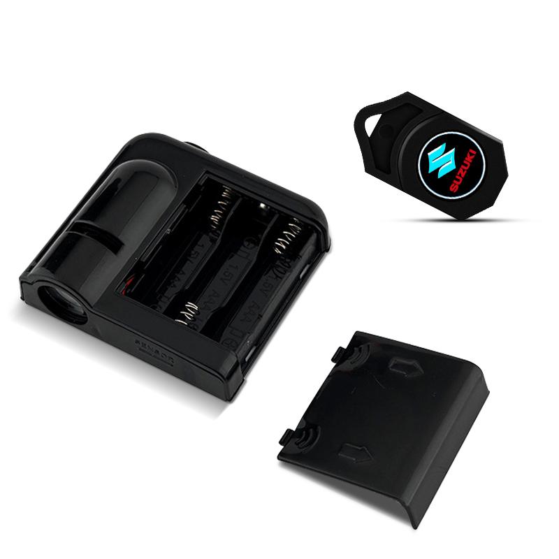 1/2pcs LED Car Door Courtesy Light Projector Welcome Lamp Car Badge For Suzuki Jimny Samurai Vitara Swift Baleno SX4 Ignis Alto Splash Swace