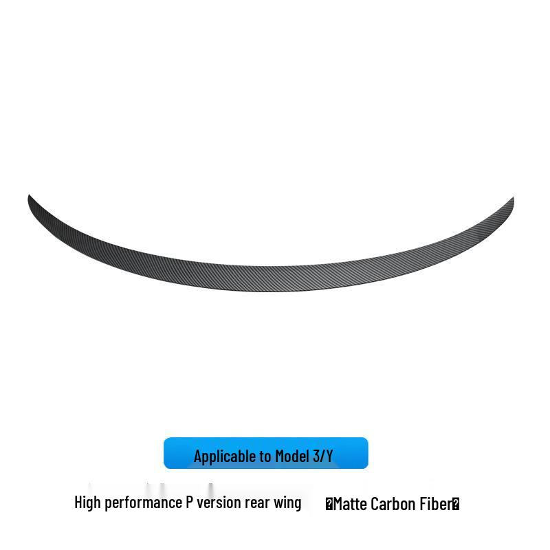 Tesla Model 3 & Y Carbon Fiber Rear Spoiler Upgrade