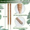 Plant Support Bendable Moss Pole Handmade Natural Material Garden Trellis Eco-Friendly Plant Support Stakes Climbing Plants