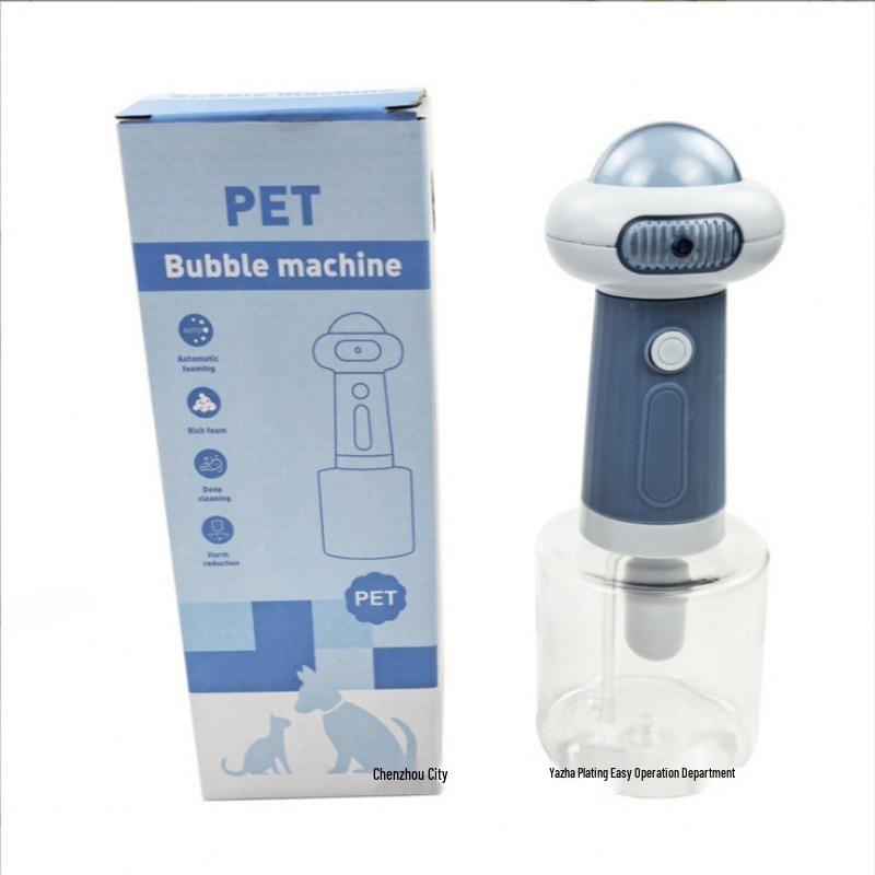 Pet Shampoo Flying Saucer Electric Foamer for Dog & Cat Bathing Shower