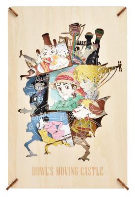 Paper Theater Moving Castle Moving Castle -Wood Style- Howl's PT-WL20X Howl's