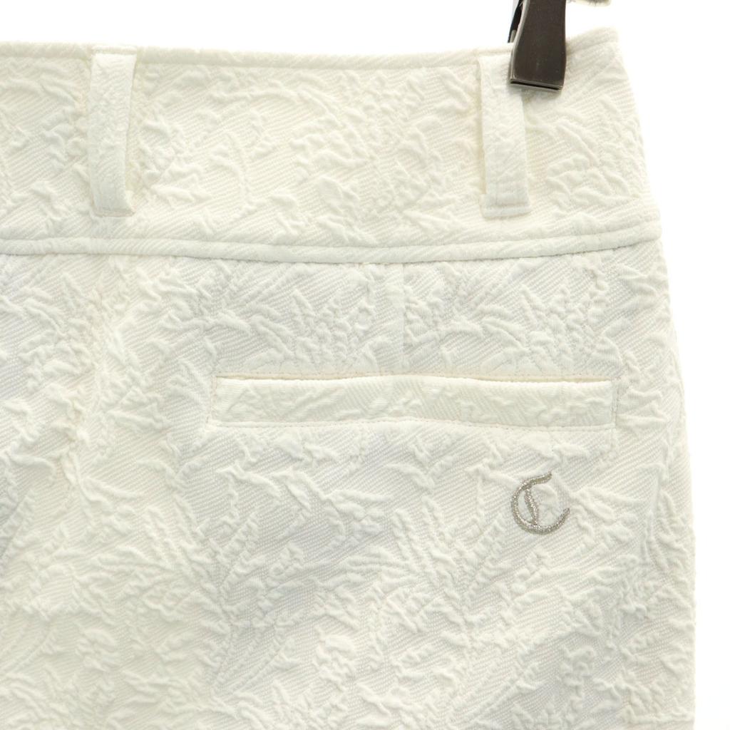 Callaway Overall Handle Golf Jacquard Mini Skirt S White Stretch Women Used