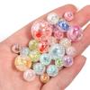 15-100Pcs/lot Acrylic Cracked Crystal Beads 8-18mm Light Colored Loose Beads For Jewelry Making DIY Bracelet Necklace Supplies