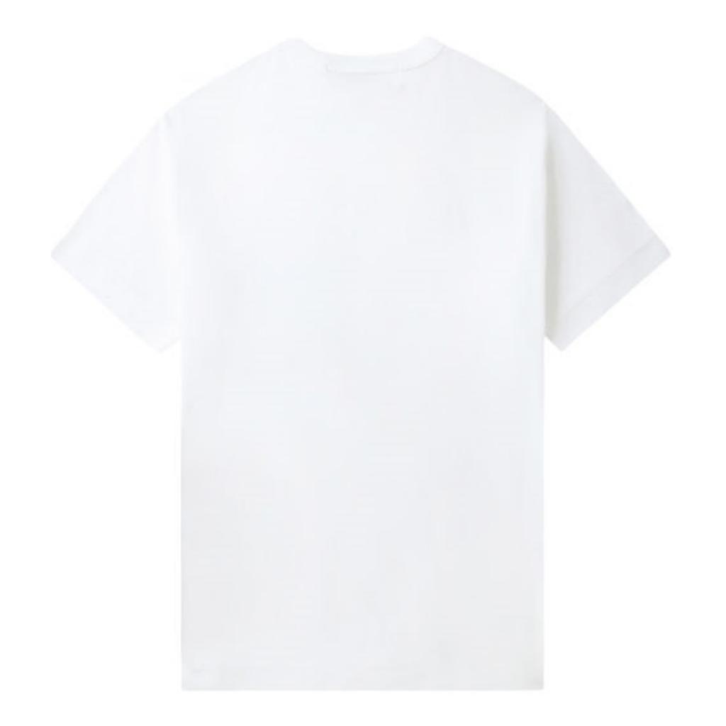 CDG Play T-Shirts Unisex White Crew Neck Moderate CPXTEAXT3460P