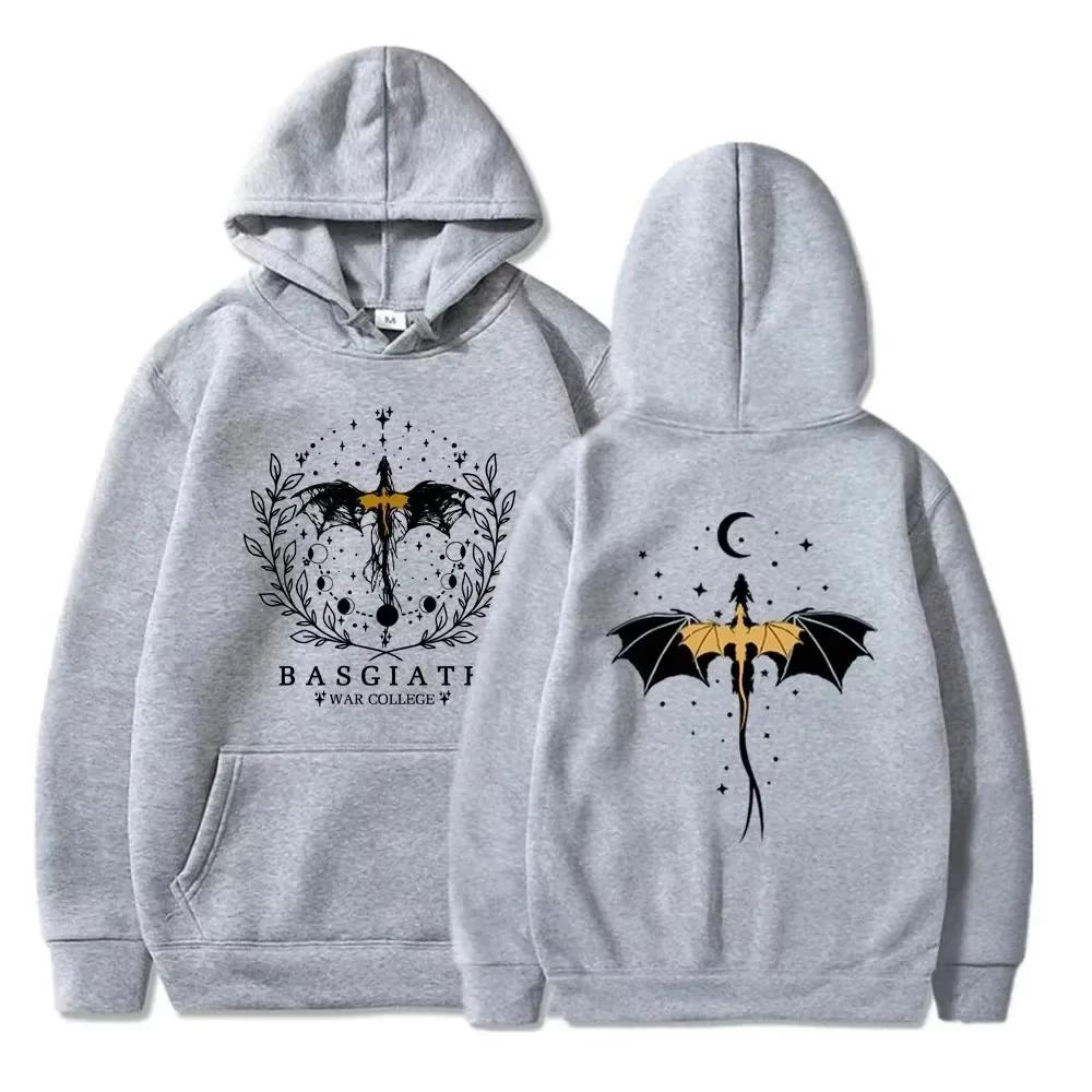 Basgiath War College Men's hoodie Fourth Women's Men's printed graphic Spring and Autumn Sweatshirt