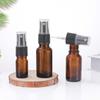Butelka z brązowego szkła z rozpylaczem: 10ml Toner & 30ml Olejek Eteryczny Sub-butelka Chroniąca przed Światłem