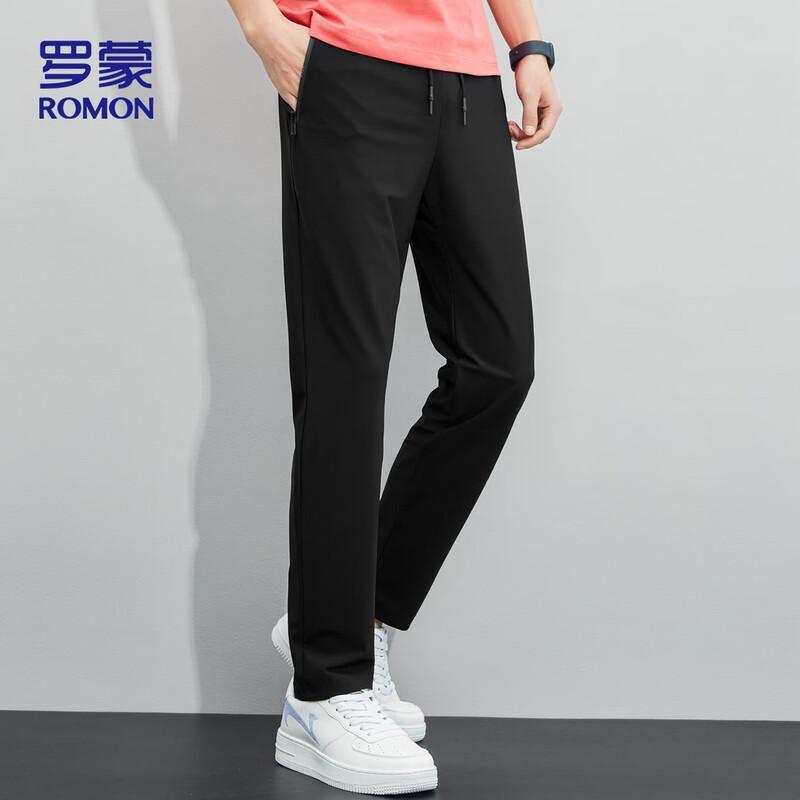 Romon Men's Ice Silk Breathable Summer Casual Pants