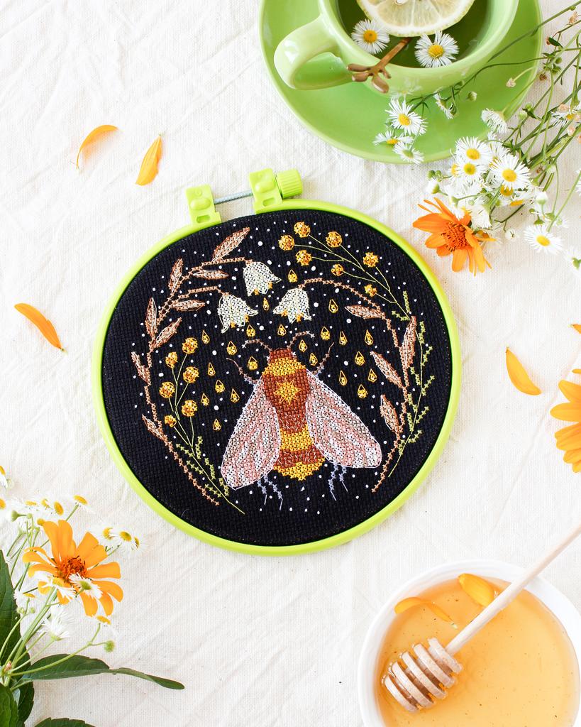 Cross Stitch Kit Abris Art Insects