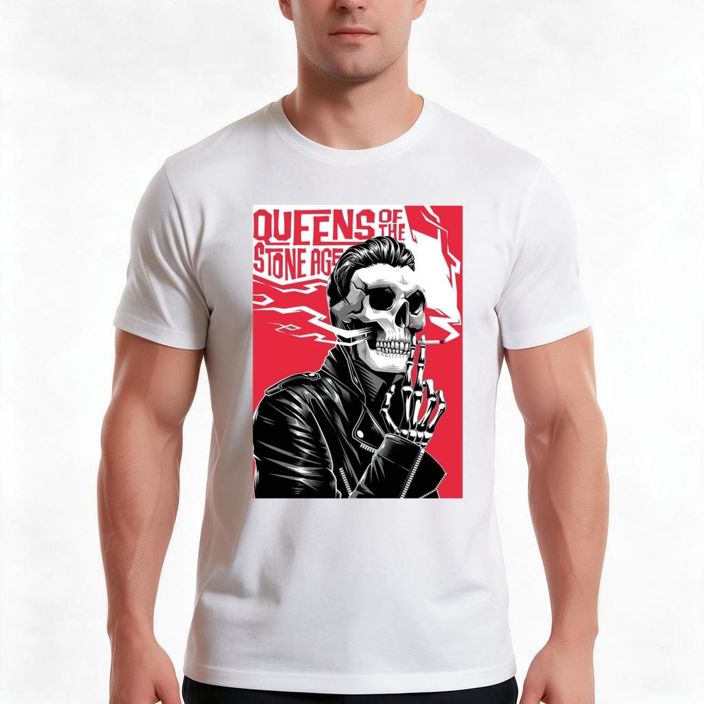 Queens of the stone age a song for the dead TShirt Summer Casual Cotton Tee Unisex Unisex Women