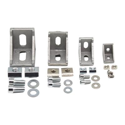 Easy Installation L Shape Mounting Bracket Solid Aluminum Metal Corner Support For Home Improvement And Crafts