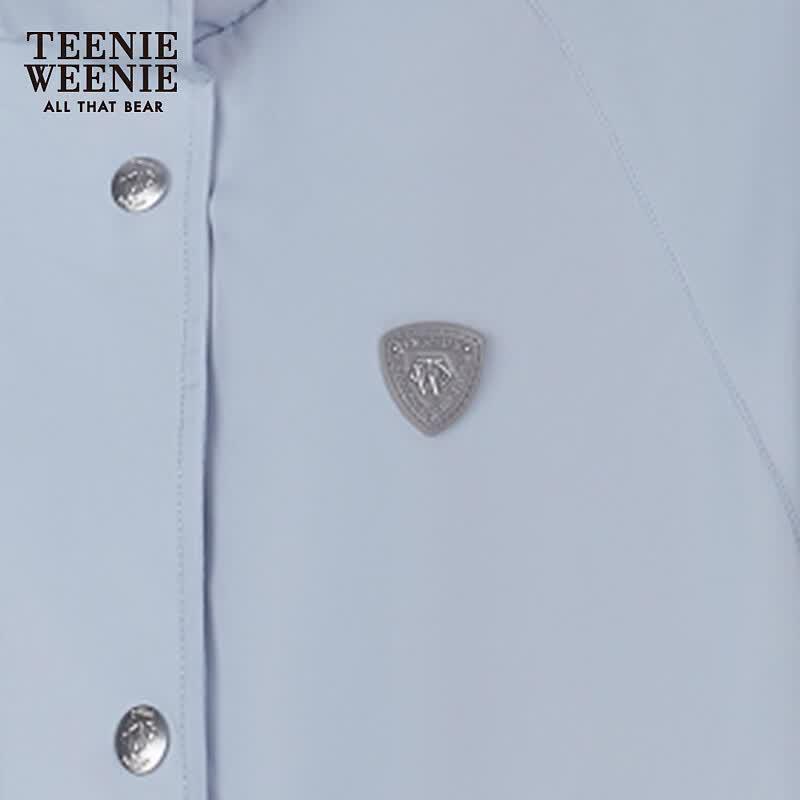 Teenie Weenie Women's Lightweight Collegiate Stand Collar Jacket