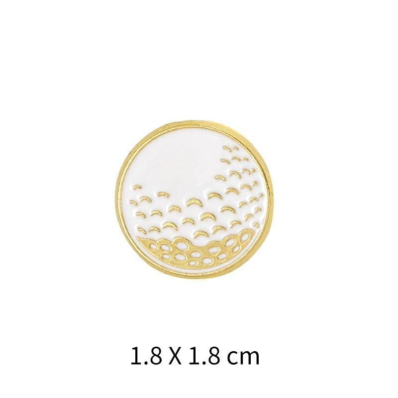 1Pc Cartoon Basketball Football Badminton Metal Badge Student Backpack Hat Denim Coat DIY Deco Lapel Pins Boy Couple Brooch
